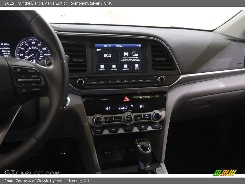 Symphony Silver / Gray 2019 Hyundai Elantra Value Edition