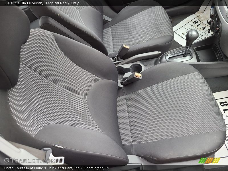 Tropical Red / Gray 2010 Kia Rio LX Sedan