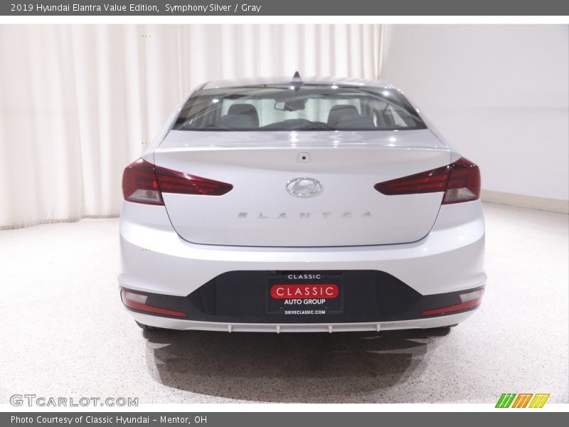 Symphony Silver / Gray 2019 Hyundai Elantra Value Edition