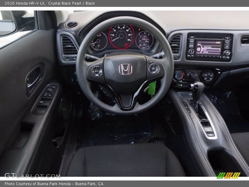 Crystal Black Pearl / Black 2016 Honda HR-V LX