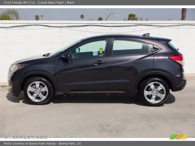 Crystal Black Pearl / Black 2016 Honda HR-V LX