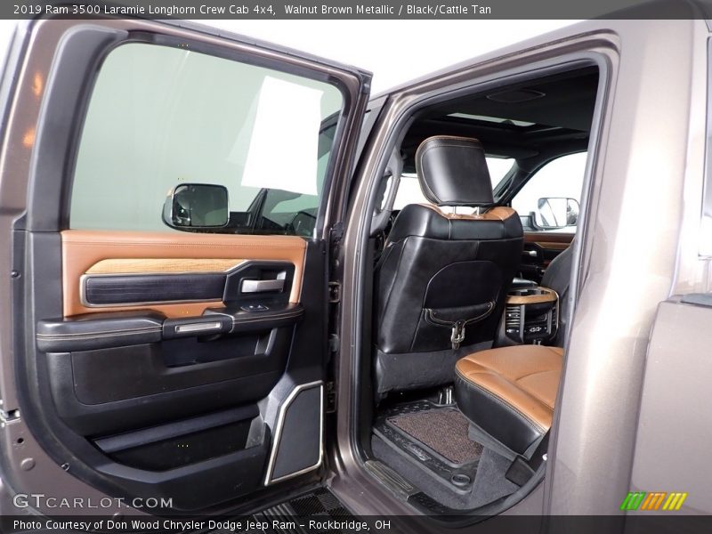 Walnut Brown Metallic / Black/Cattle Tan 2019 Ram 3500 Laramie Longhorn Crew Cab 4x4