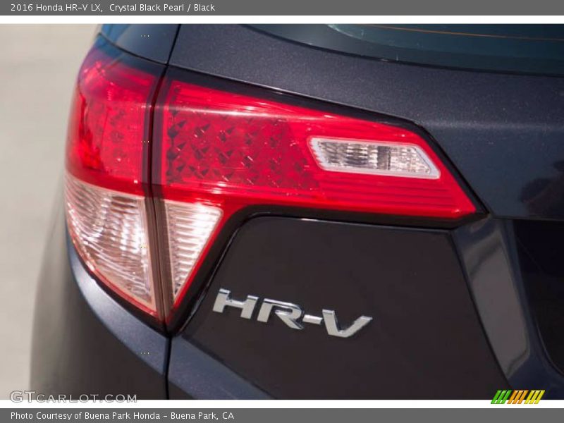 Crystal Black Pearl / Black 2016 Honda HR-V LX