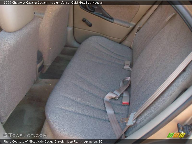 Medium Sunset Gold Metallic / Neutral 1999 Chevrolet Cavalier Sedan