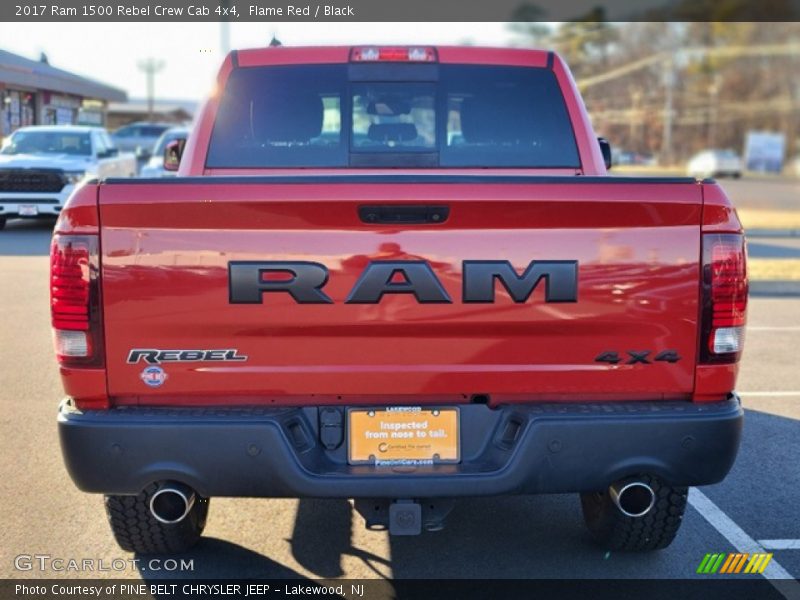 Flame Red / Black 2017 Ram 1500 Rebel Crew Cab 4x4