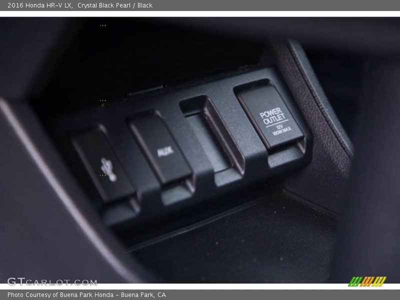Crystal Black Pearl / Black 2016 Honda HR-V LX