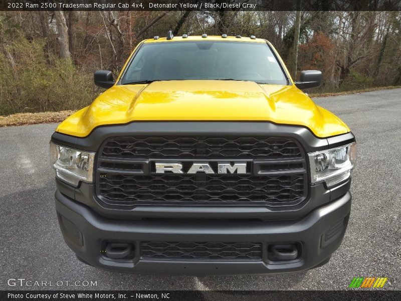 Detonator Yellow / Black/Diesel Gray 2022 Ram 2500 Tradesman Regular Cab 4x4