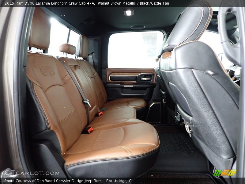 Walnut Brown Metallic / Black/Cattle Tan 2019 Ram 3500 Laramie Longhorn Crew Cab 4x4