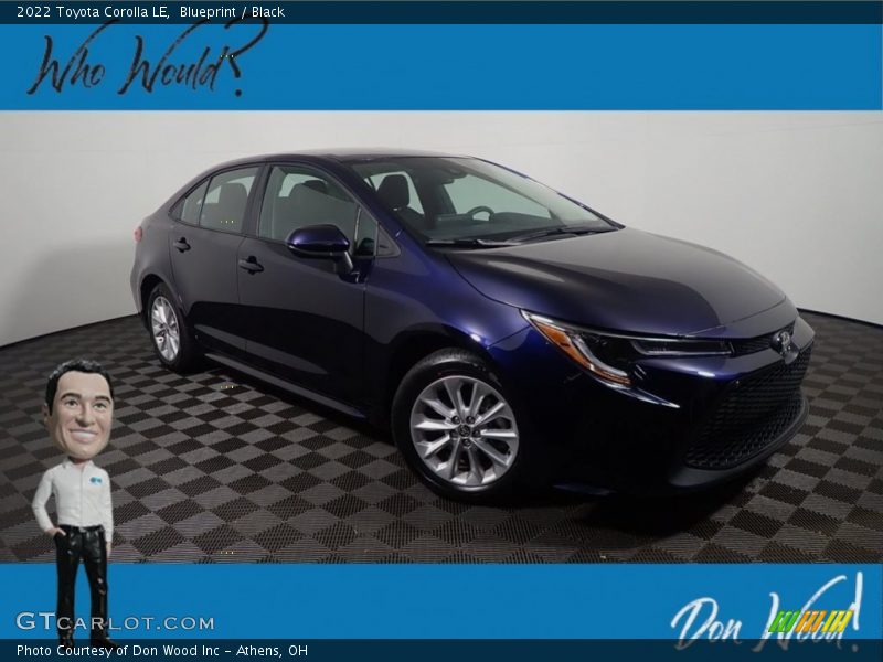Blueprint / Black 2022 Toyota Corolla LE