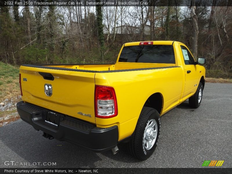 Detonator Yellow / Black/Diesel Gray 2022 Ram 2500 Tradesman Regular Cab 4x4