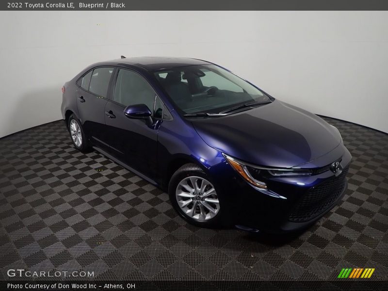Blueprint / Black 2022 Toyota Corolla LE