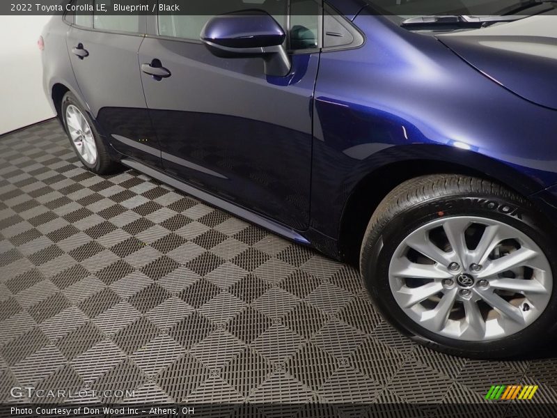 Blueprint / Black 2022 Toyota Corolla LE