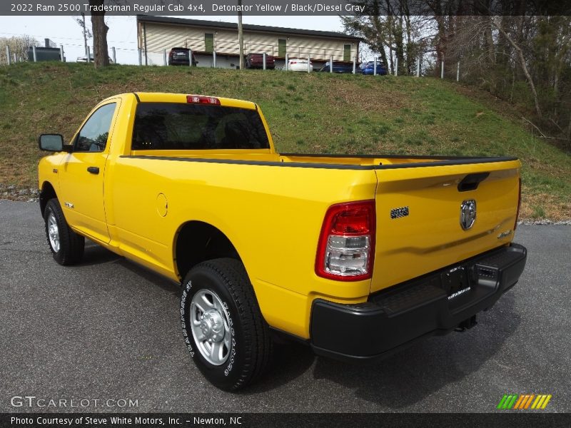 Detonator Yellow / Black/Diesel Gray 2022 Ram 2500 Tradesman Regular Cab 4x4