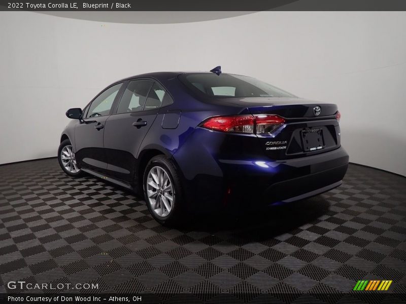 Blueprint / Black 2022 Toyota Corolla LE