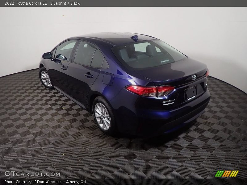 Blueprint / Black 2022 Toyota Corolla LE