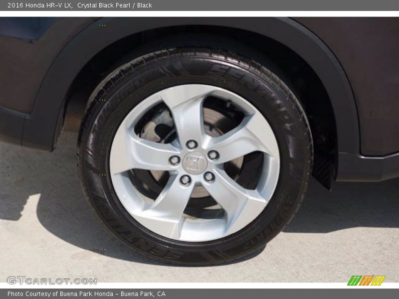 Crystal Black Pearl / Black 2016 Honda HR-V LX