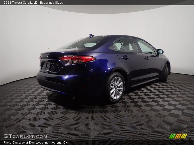Blueprint / Black 2022 Toyota Corolla LE