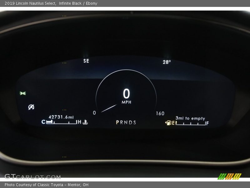  2019 Nautilus Select Select Gauges