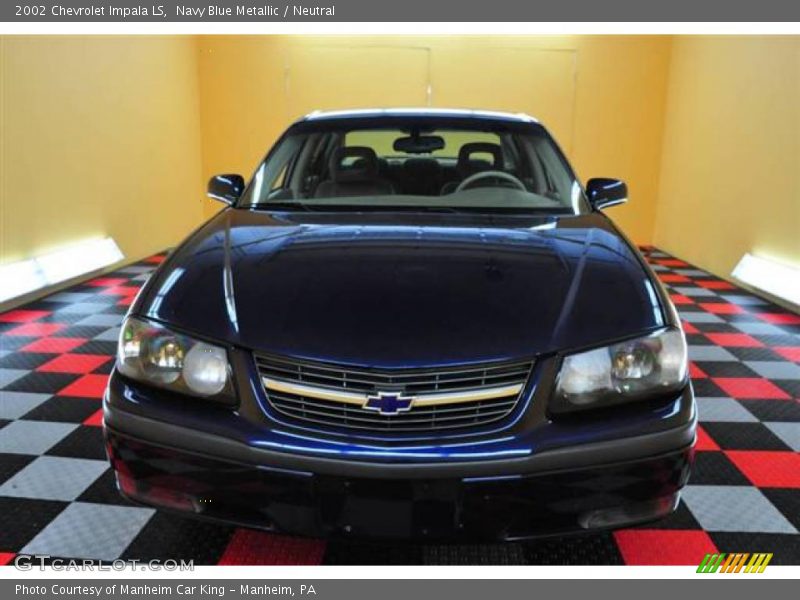 Navy Blue Metallic / Neutral 2002 Chevrolet Impala LS