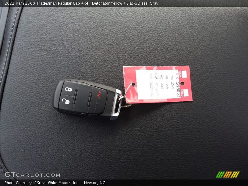 Detonator Yellow / Black/Diesel Gray 2022 Ram 2500 Tradesman Regular Cab 4x4