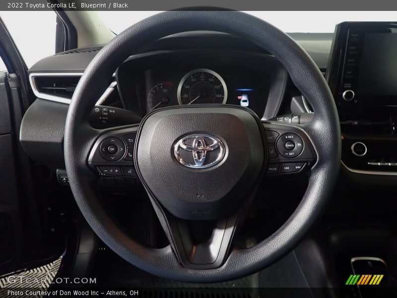 Blueprint / Black 2022 Toyota Corolla LE