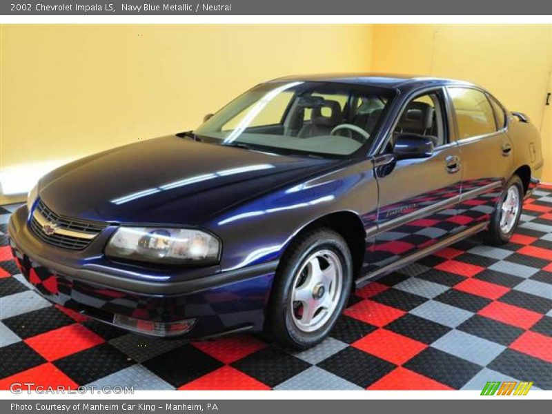 Navy Blue Metallic / Neutral 2002 Chevrolet Impala LS