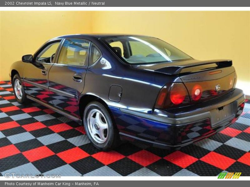 Navy Blue Metallic / Neutral 2002 Chevrolet Impala LS