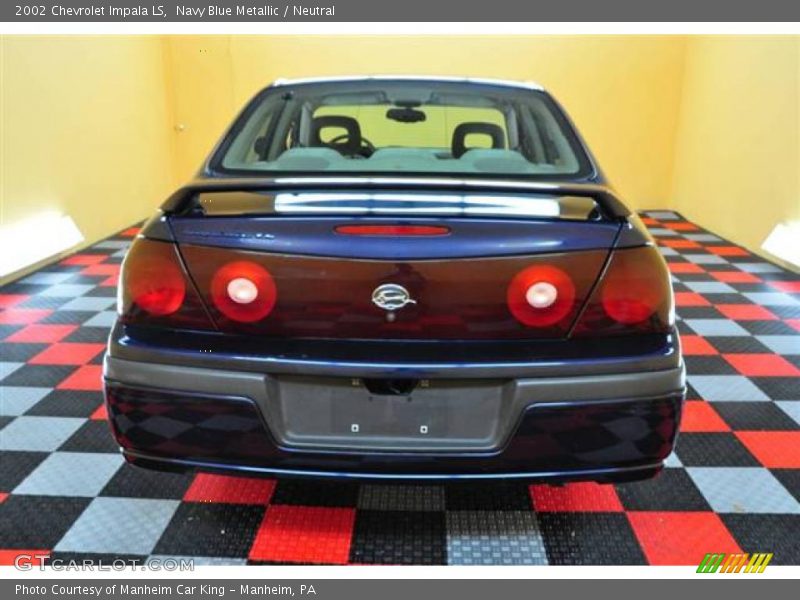 Navy Blue Metallic / Neutral 2002 Chevrolet Impala LS
