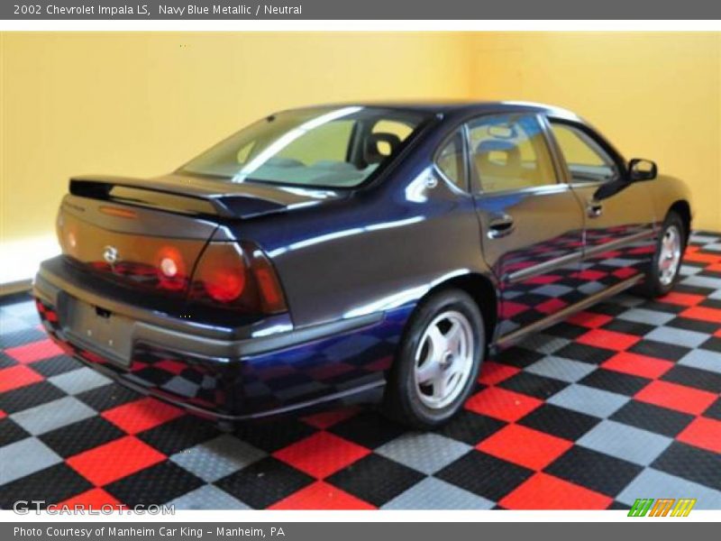 Navy Blue Metallic / Neutral 2002 Chevrolet Impala LS