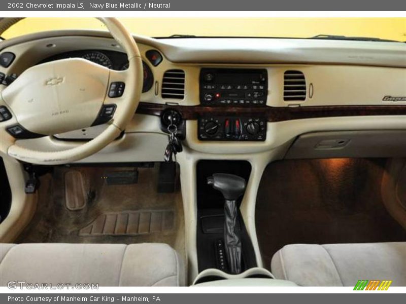 Navy Blue Metallic / Neutral 2002 Chevrolet Impala LS
