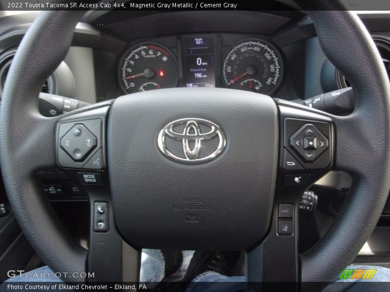 Magnetic Gray Metallic / Cement Gray 2022 Toyota Tacoma SR Access Cab 4x4