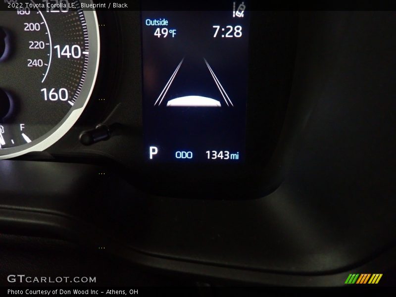 Blueprint / Black 2022 Toyota Corolla LE