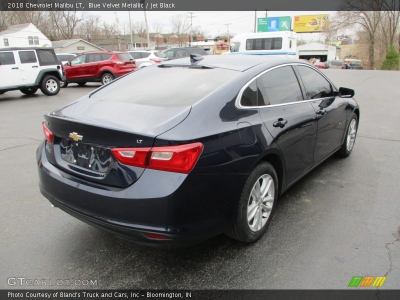 Blue Velvet Metallic / Jet Black 2018 Chevrolet Malibu LT