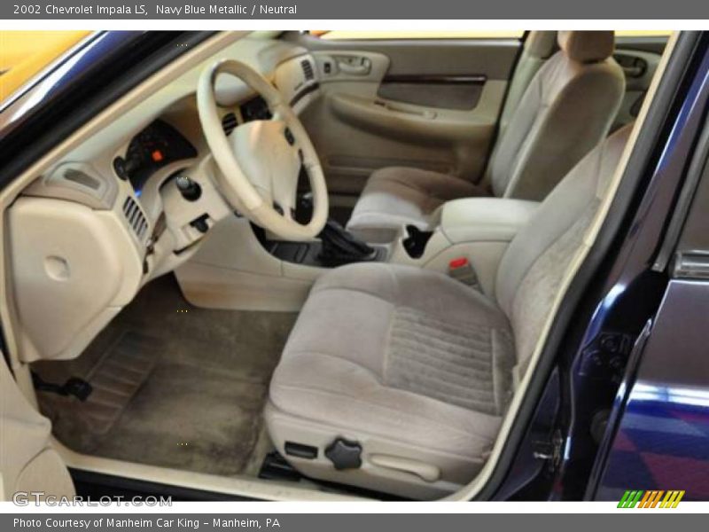 Navy Blue Metallic / Neutral 2002 Chevrolet Impala LS