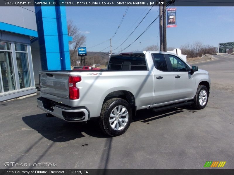 Silver Ice Metallic / Jet Black 2022 Chevrolet Silverado 1500 Limited Custom Double Cab 4x4