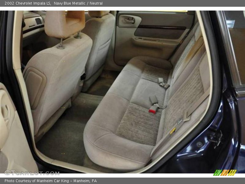 Navy Blue Metallic / Neutral 2002 Chevrolet Impala LS