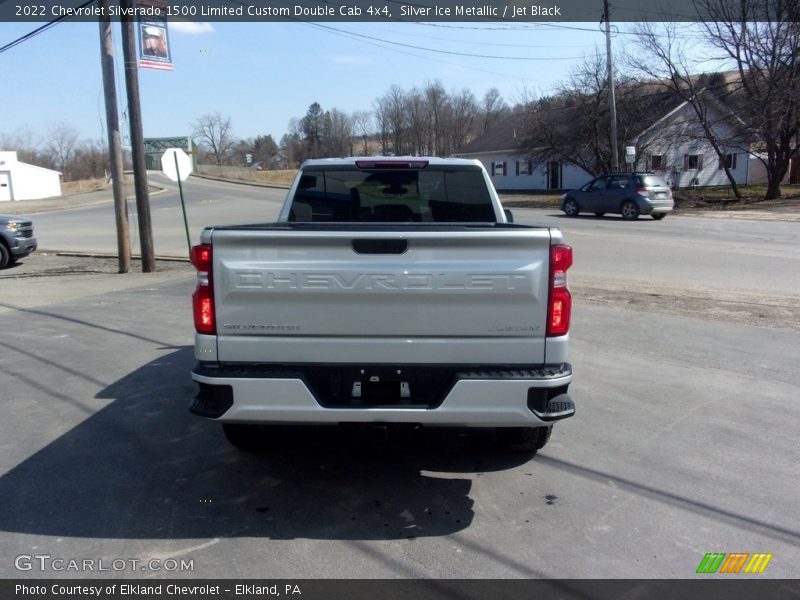 Silver Ice Metallic / Jet Black 2022 Chevrolet Silverado 1500 Limited Custom Double Cab 4x4