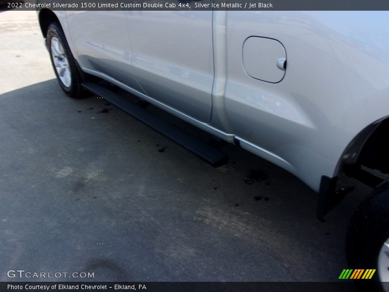 Silver Ice Metallic / Jet Black 2022 Chevrolet Silverado 1500 Limited Custom Double Cab 4x4