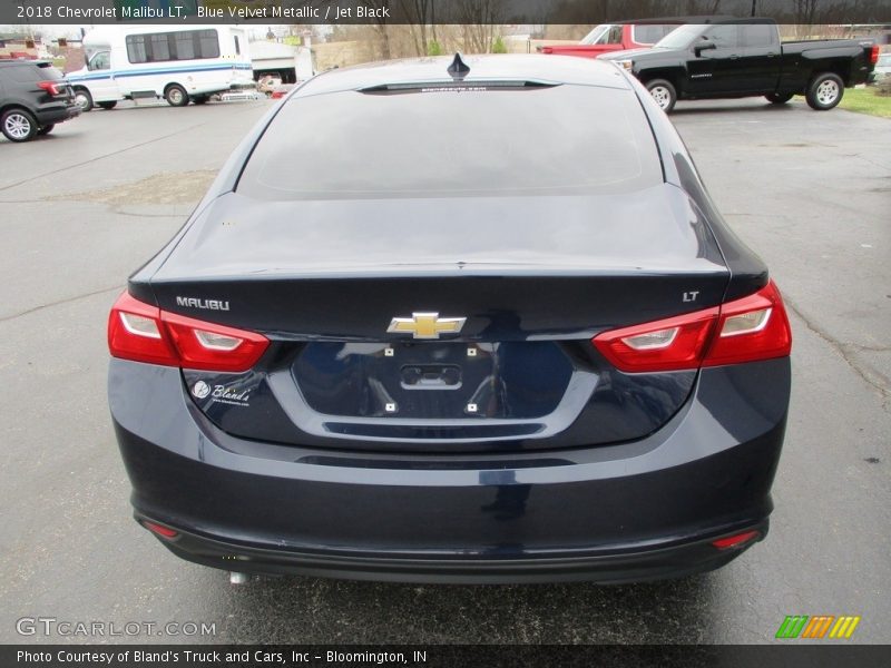 Blue Velvet Metallic / Jet Black 2018 Chevrolet Malibu LT