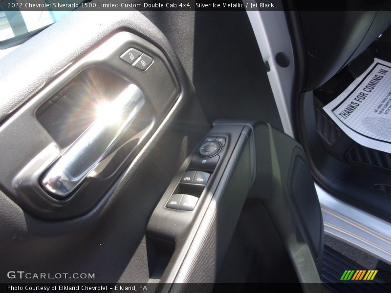 Silver Ice Metallic / Jet Black 2022 Chevrolet Silverado 1500 Limited Custom Double Cab 4x4