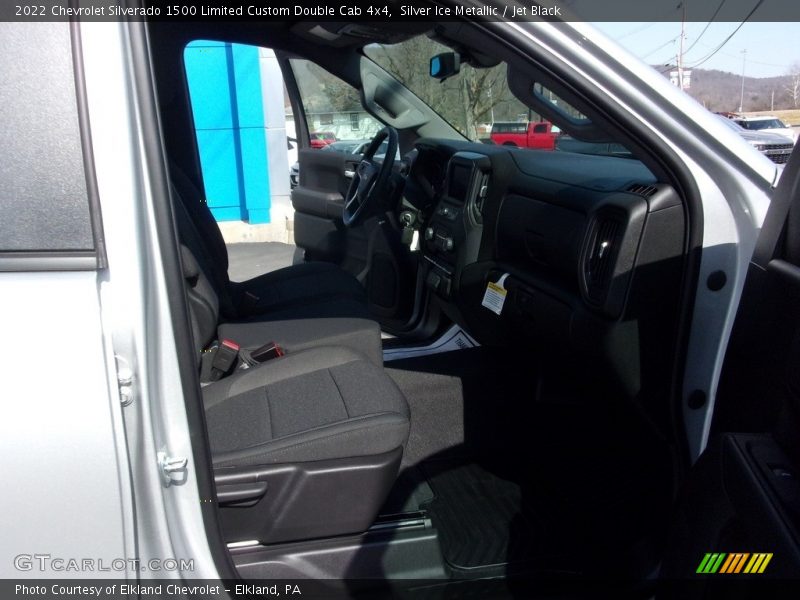 Silver Ice Metallic / Jet Black 2022 Chevrolet Silverado 1500 Limited Custom Double Cab 4x4