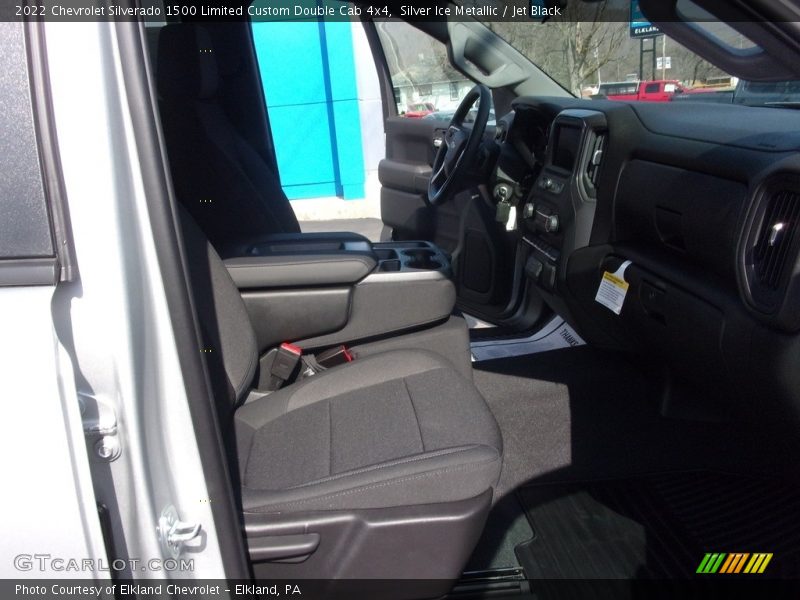 Silver Ice Metallic / Jet Black 2022 Chevrolet Silverado 1500 Limited Custom Double Cab 4x4