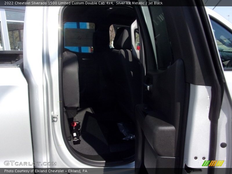 Silver Ice Metallic / Jet Black 2022 Chevrolet Silverado 1500 Limited Custom Double Cab 4x4