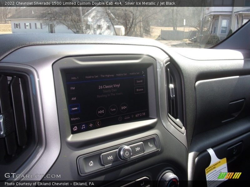 Silver Ice Metallic / Jet Black 2022 Chevrolet Silverado 1500 Limited Custom Double Cab 4x4