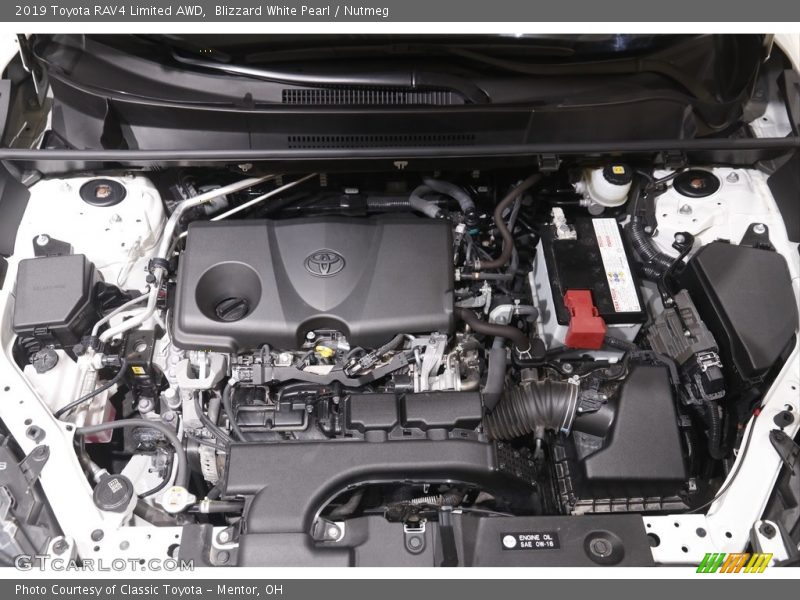 Blizzard White Pearl / Nutmeg 2019 Toyota RAV4 Limited AWD