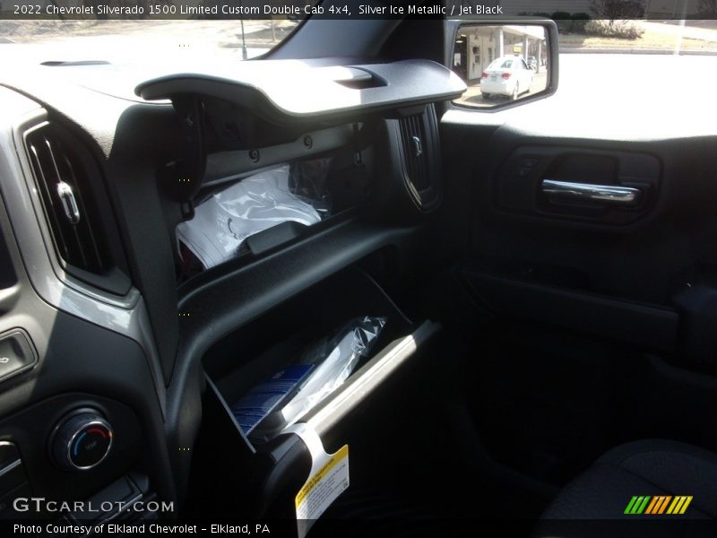 Silver Ice Metallic / Jet Black 2022 Chevrolet Silverado 1500 Limited Custom Double Cab 4x4