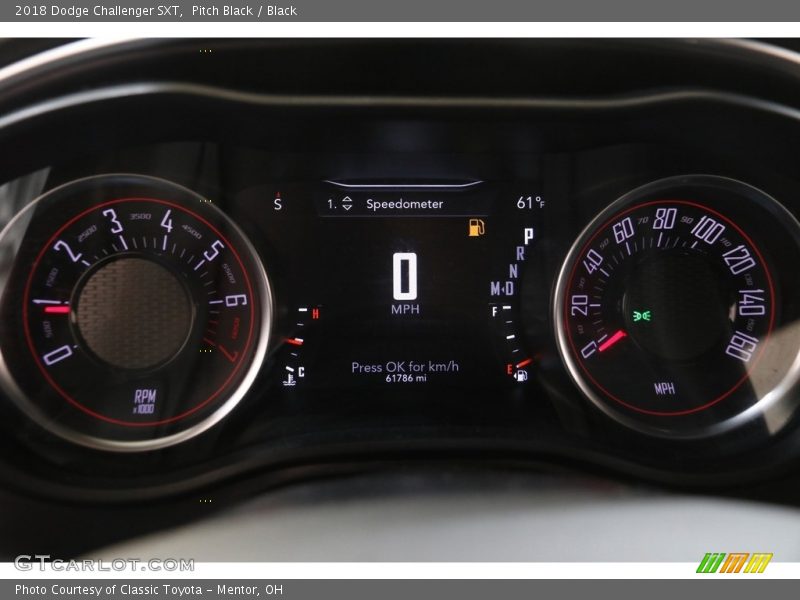 Pitch Black / Black 2018 Dodge Challenger SXT