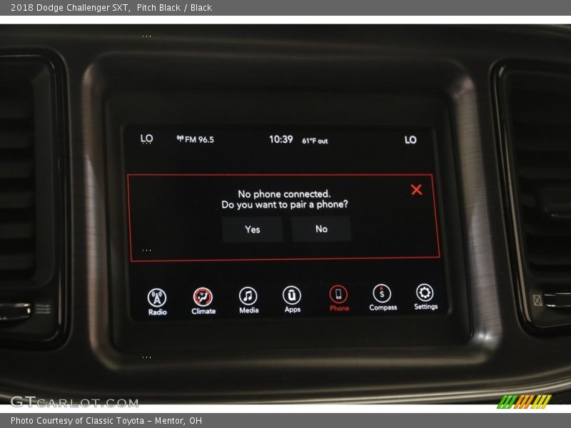 Pitch Black / Black 2018 Dodge Challenger SXT