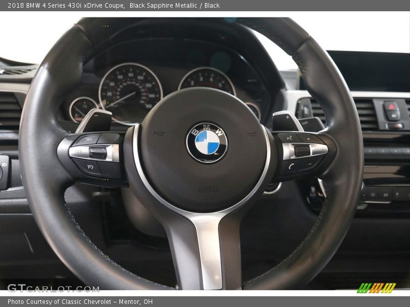 Black Sapphire Metallic / Black 2018 BMW 4 Series 430i xDrive Coupe