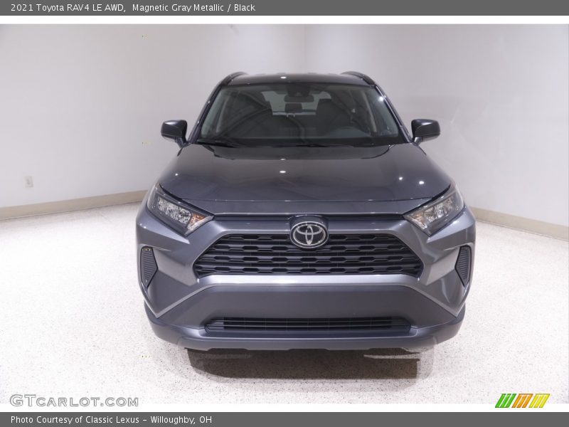 Magnetic Gray Metallic / Black 2021 Toyota RAV4 LE AWD